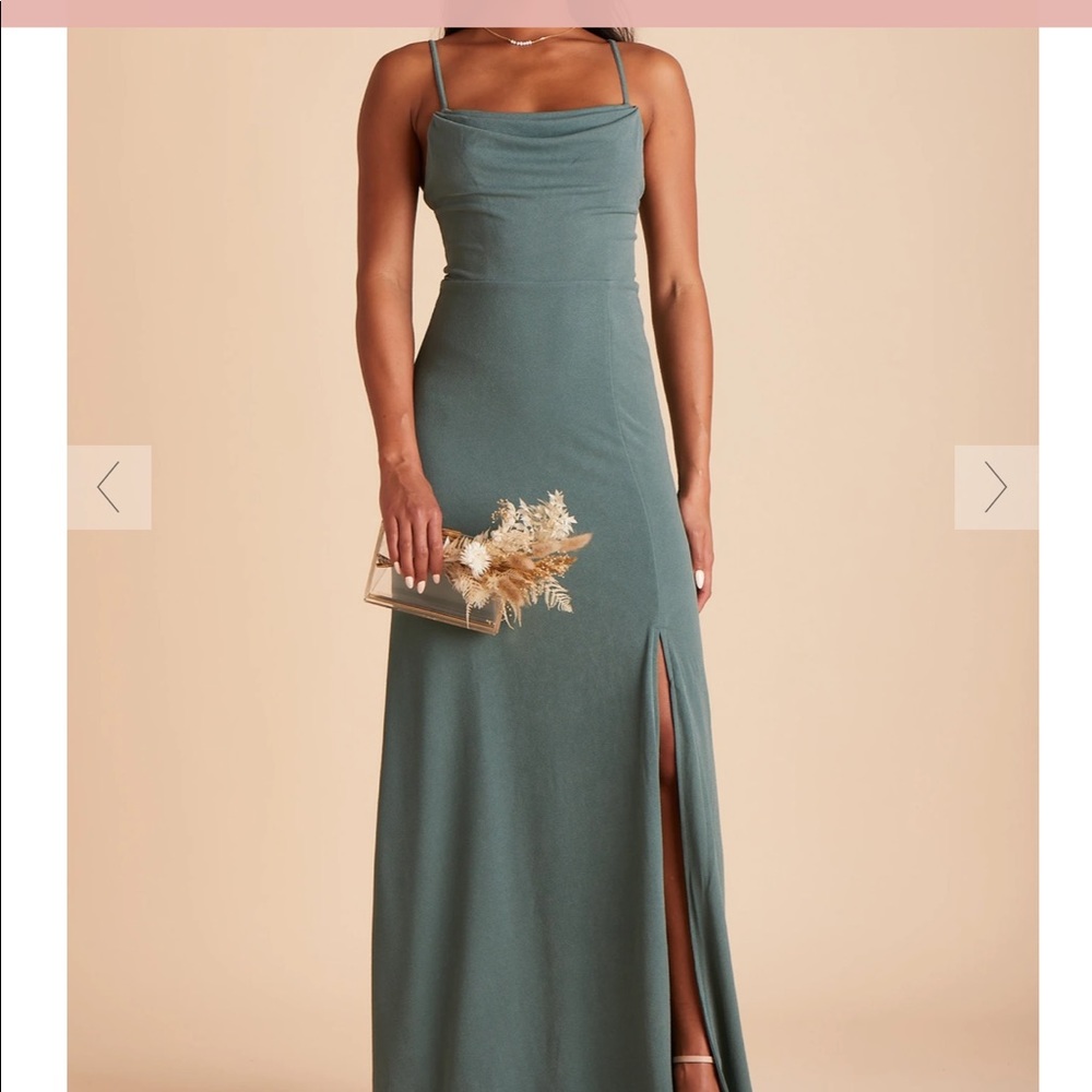 Birdy Grey Ash crepe sea glass green dress